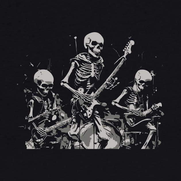 Skeletons rock and roll by lkn